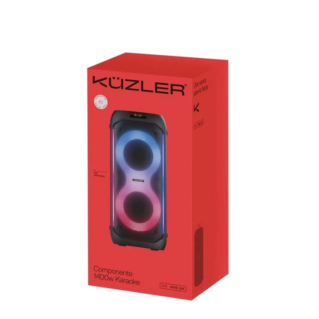 Parlante Karaoke Party box Kuzler ARNE-104 — Sistemas de audio karaoke para el hogar