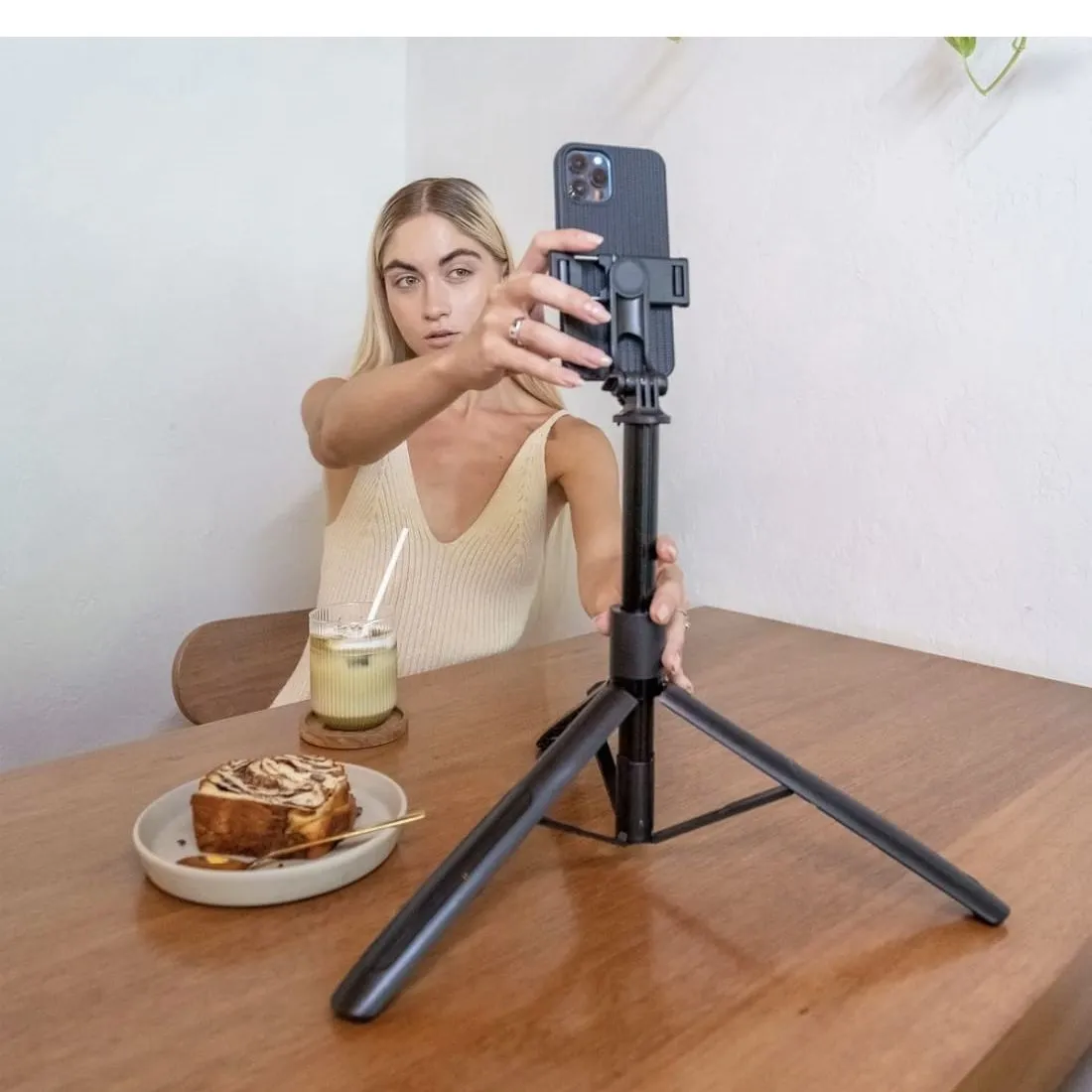 Tripode selfie stick 156mts ansun-003 kuzler