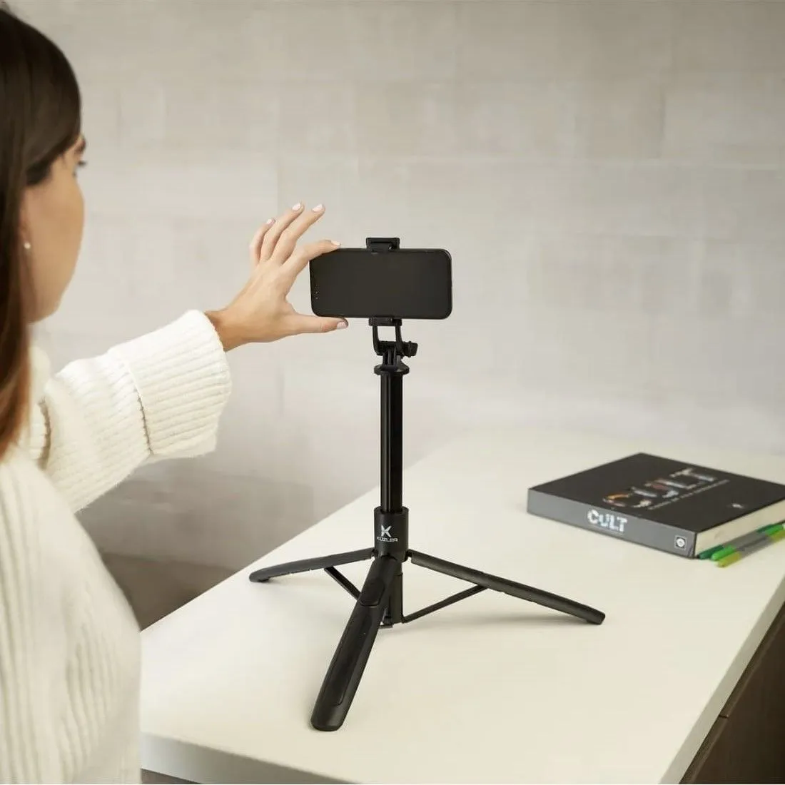 Tripode selfie stick 156mts ansun-003 kuzler