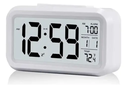 Reloj Despertador Inteligente Digital Escritorio Dormitorio — Relojes