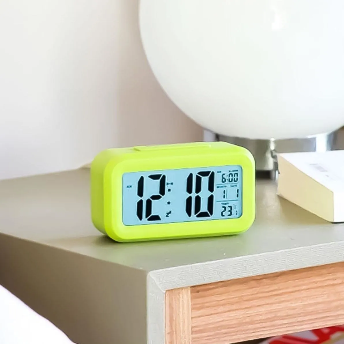 Reloj Despertador Inteligente Digital Escritorio Dormitorio — Relojes