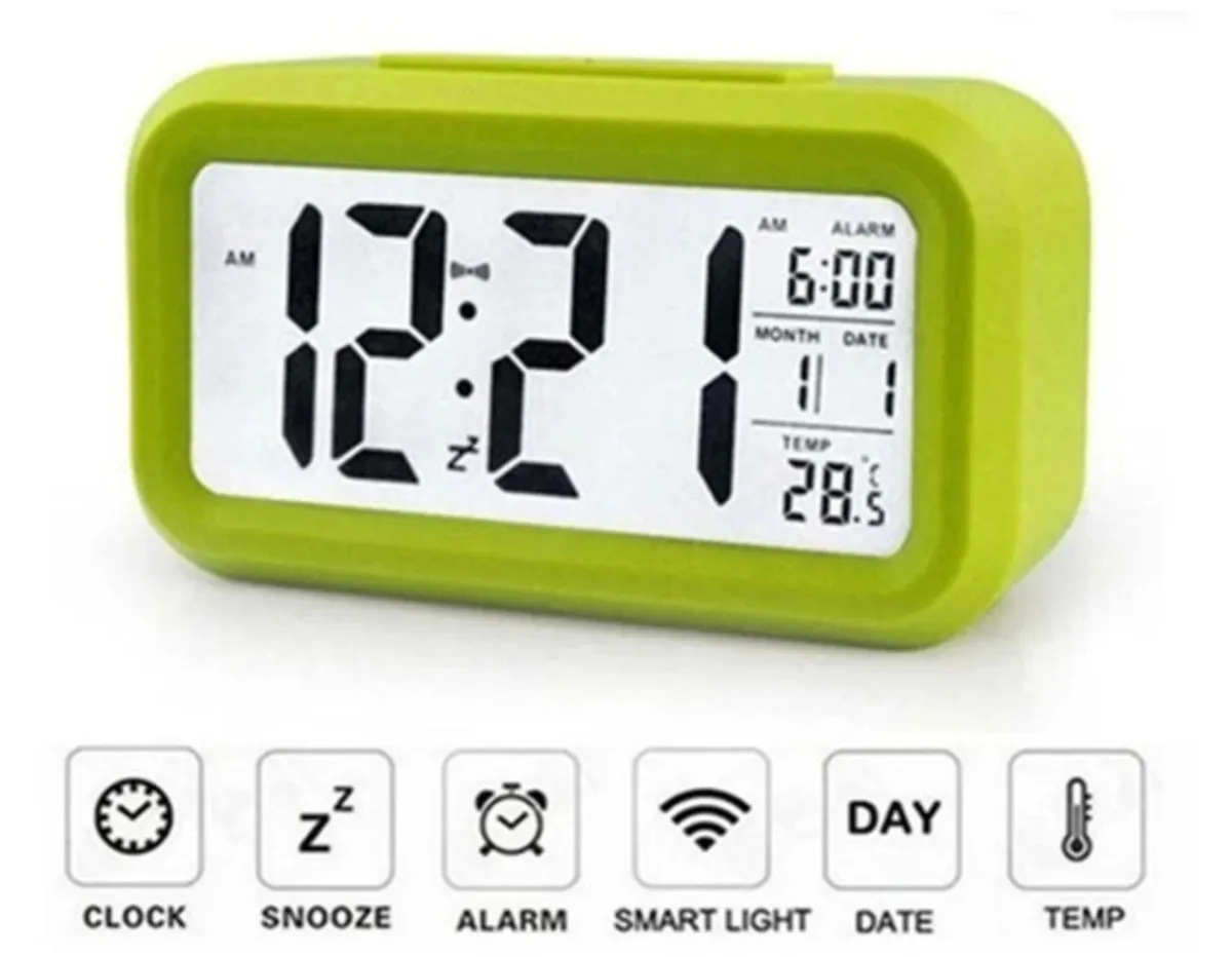 Reloj Despertador Inteligente Digital Escritorio Dormitorio