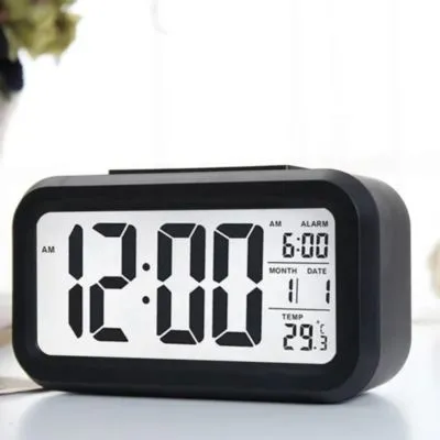Reloj Despertador Inteligente Digital Escritorio Dormitorio — Relojes