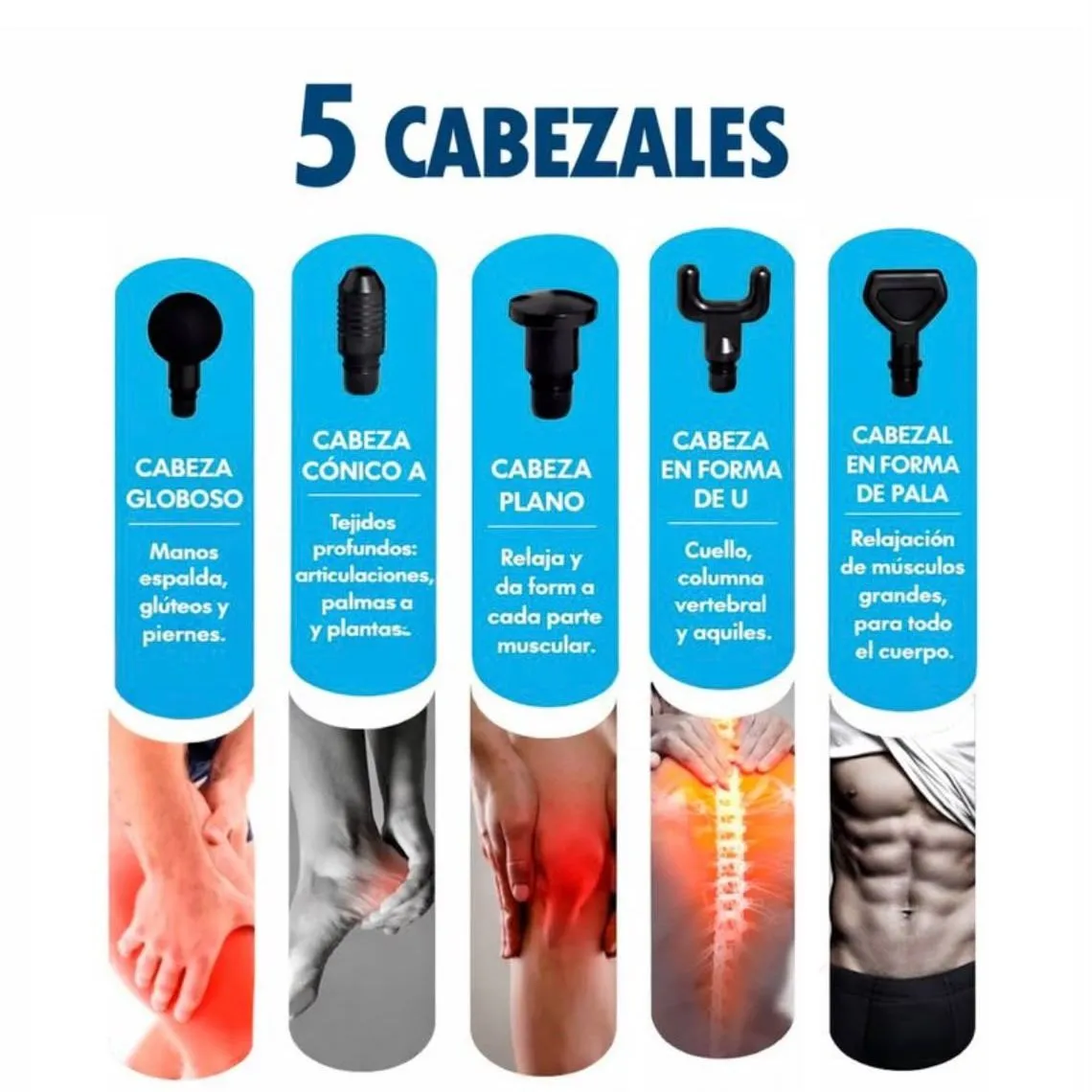 Pistola de Masaje Muscular 32 Niveles - Profesional con pantalla LCD — Equipos de masaje profesional