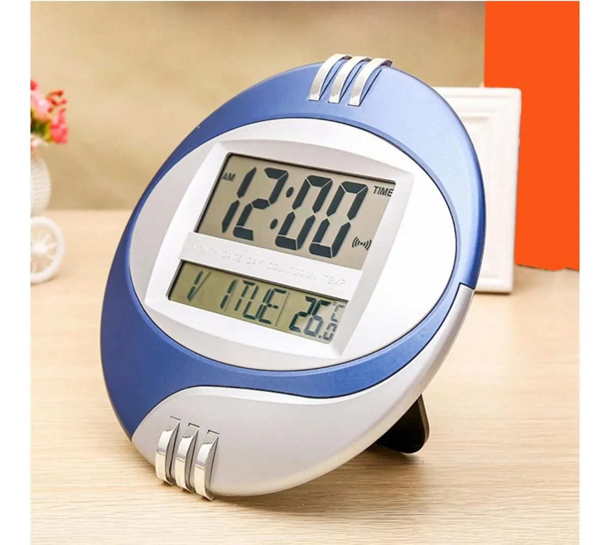 Reloj Digital Pared Y Mesa / Alarma / Calendario