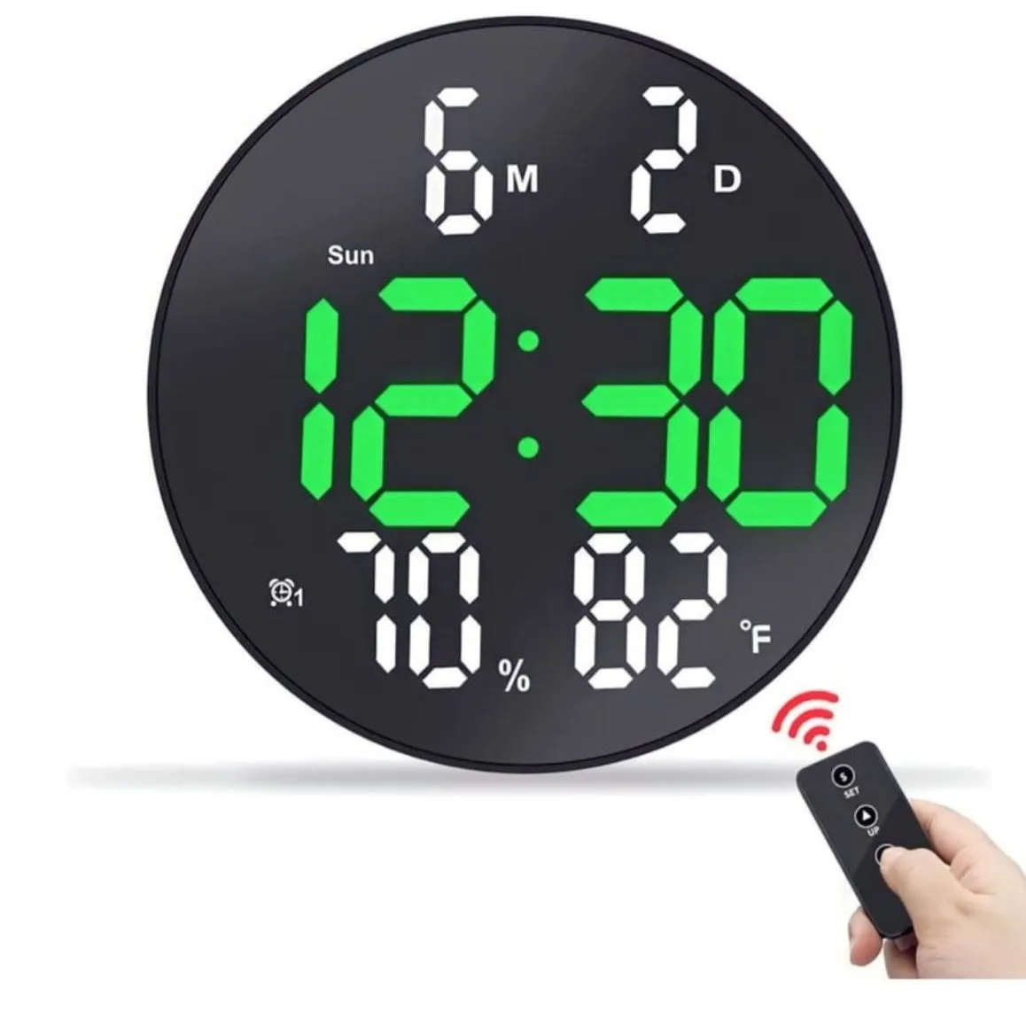 Reloj Digital Led Control Remoto Temperatura