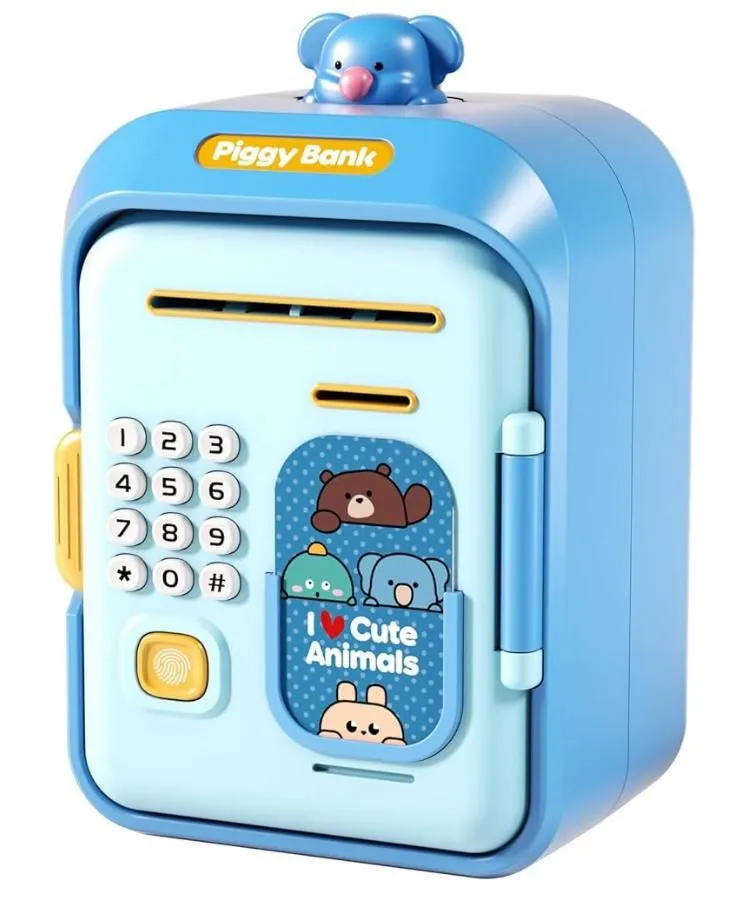 Alcancia Electronica De Monedas Y Billetes Para Niños — Juguetes estimulantes de bebés / niños con baterías