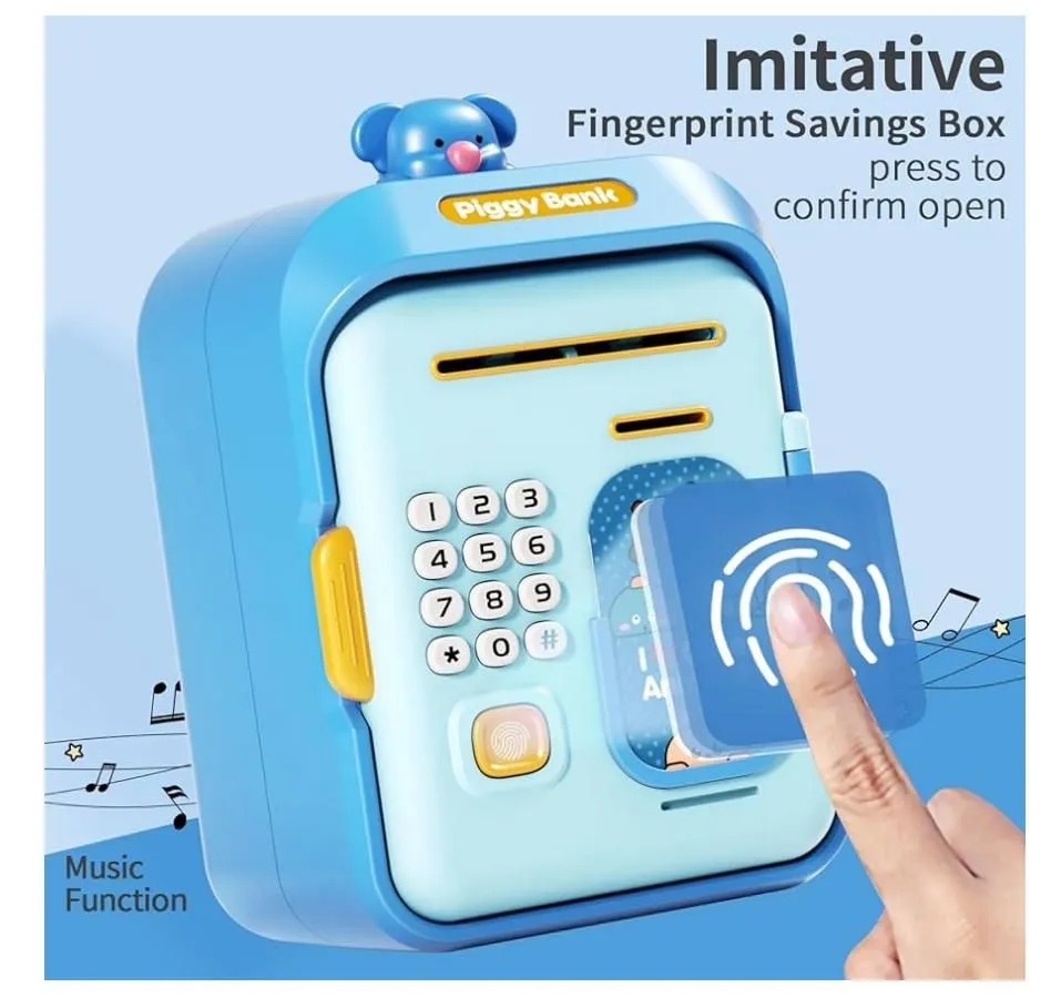 Alcancia Electronica De Monedas Y Billetes Para Niños
