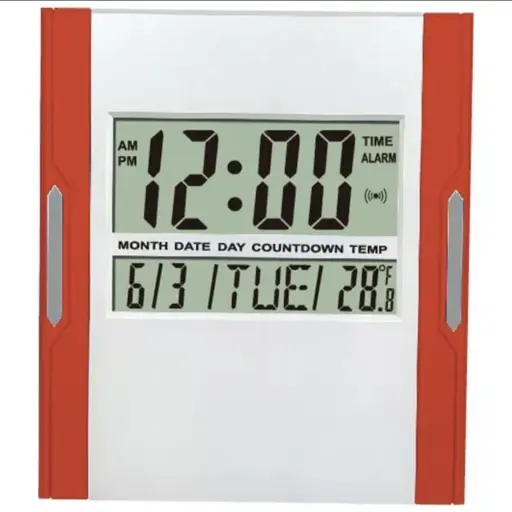 Reloj Digital Pared Y Mesa / Alarma/ Calendario — Relojes