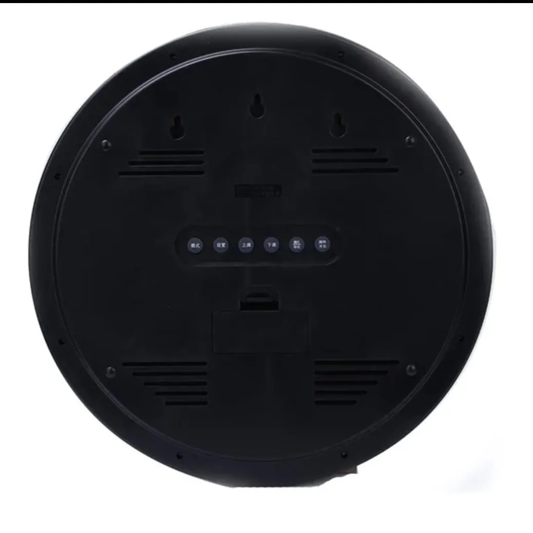 Reloj Digital Circular De Pared A Pilas — Relojes