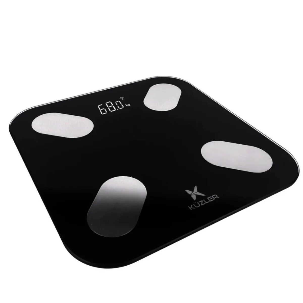 Balanza Digital Inteligente Bluetooth Con App Negro Kuzler