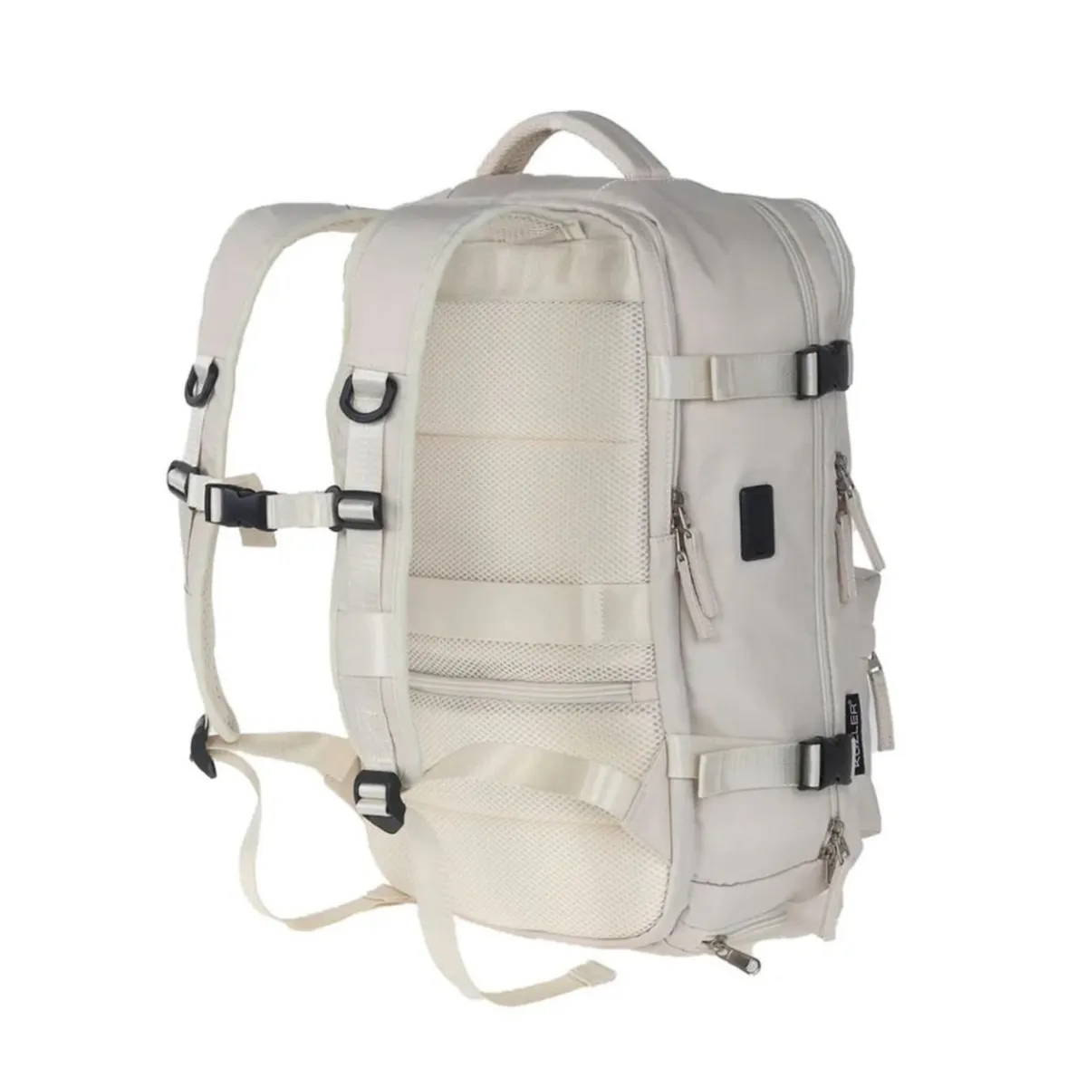 Mochila De Viaje Deportiva Cabinera Grande Espaciosa Beige Kuzler — Otros accesorios para computadores