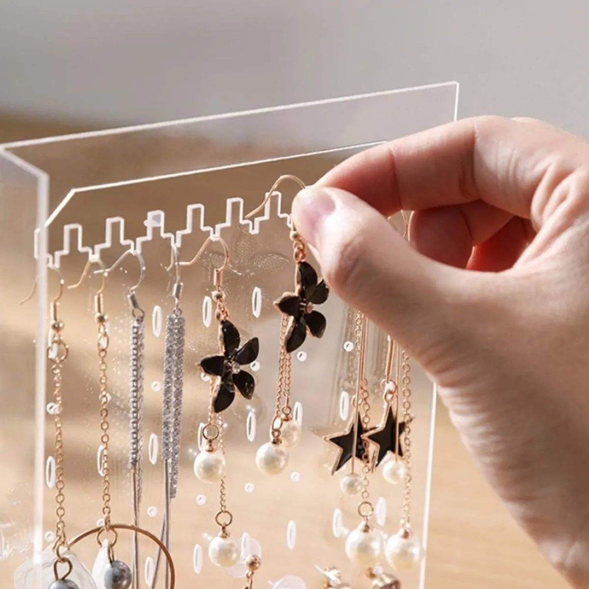 Organizador De Aretes Acrílico