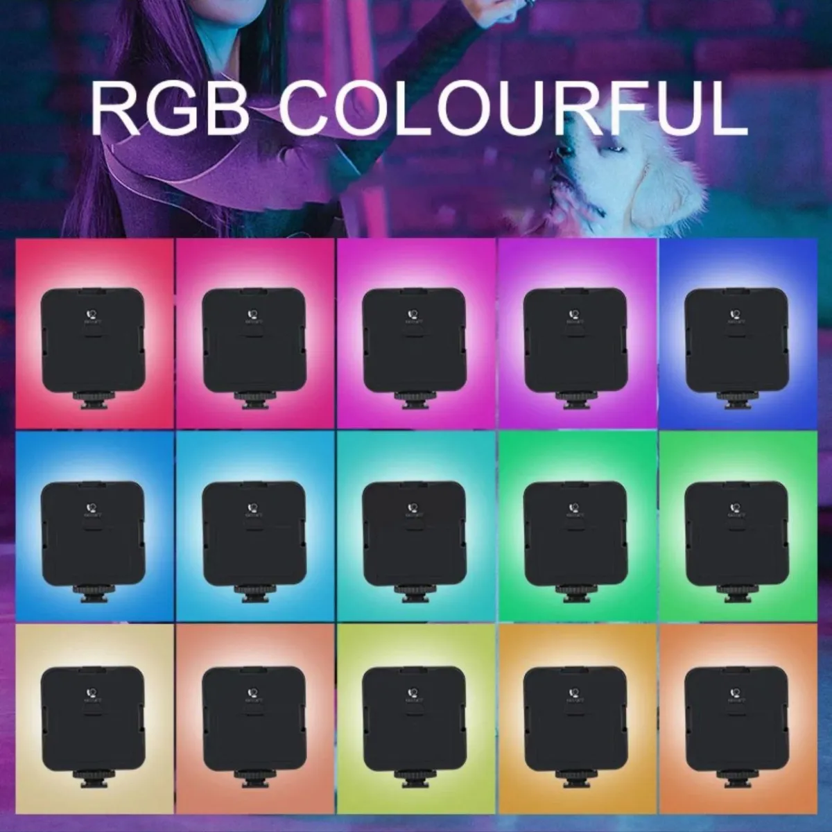 Luz Led Selfie Para Celular Alta Potencia RGB