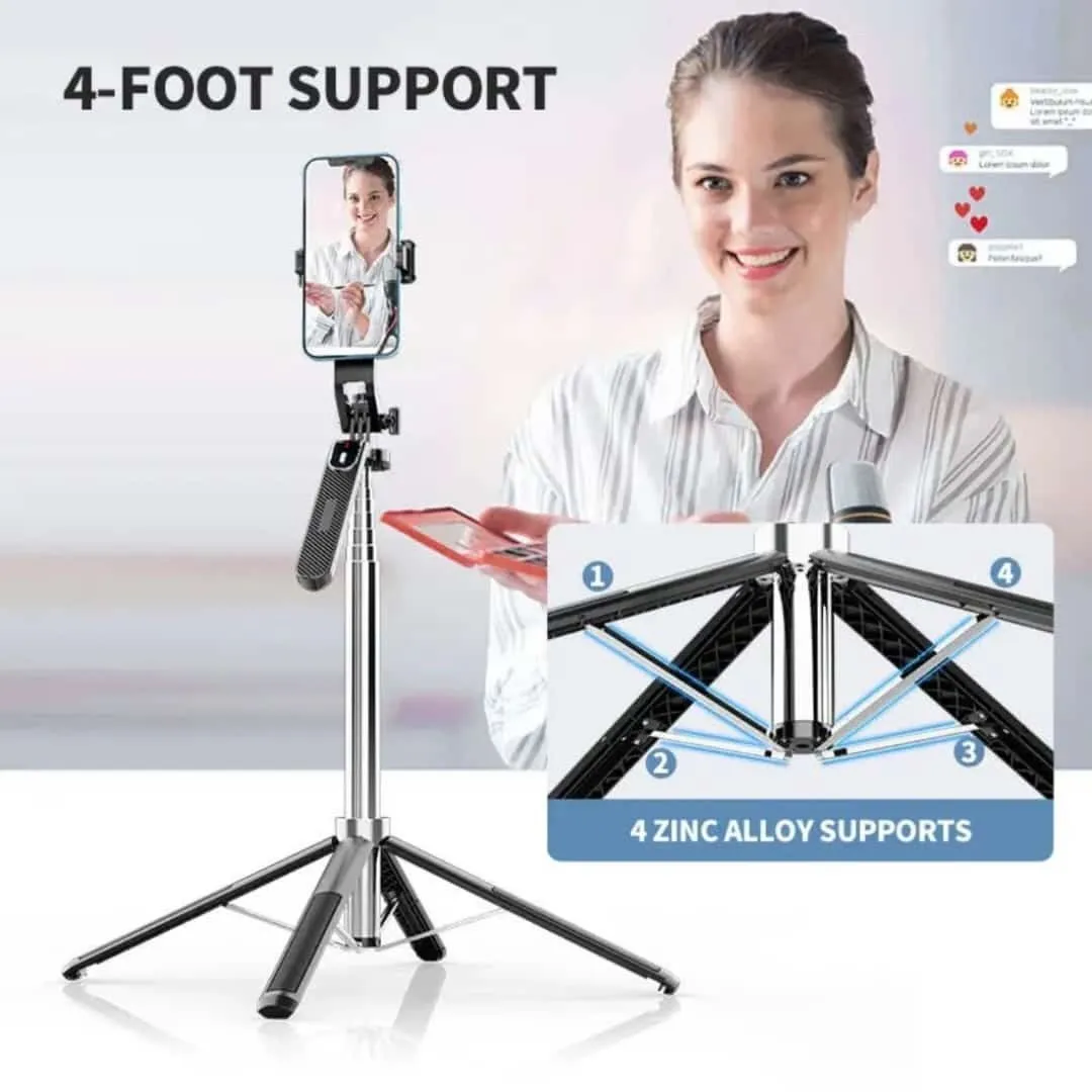 Trípode Selfie stick 180mts con Bluetooth