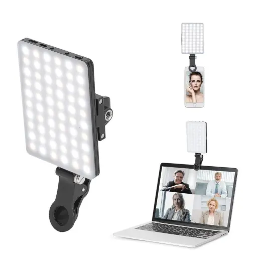 Luz Led Selfie Para Celular Alta Potencia Para Videoconferencia — Cargadores de teléfono móvil