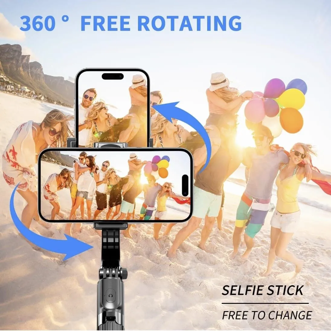 Gimbal Estabilizador Celular Selfie Stick Trípode Bluetooth