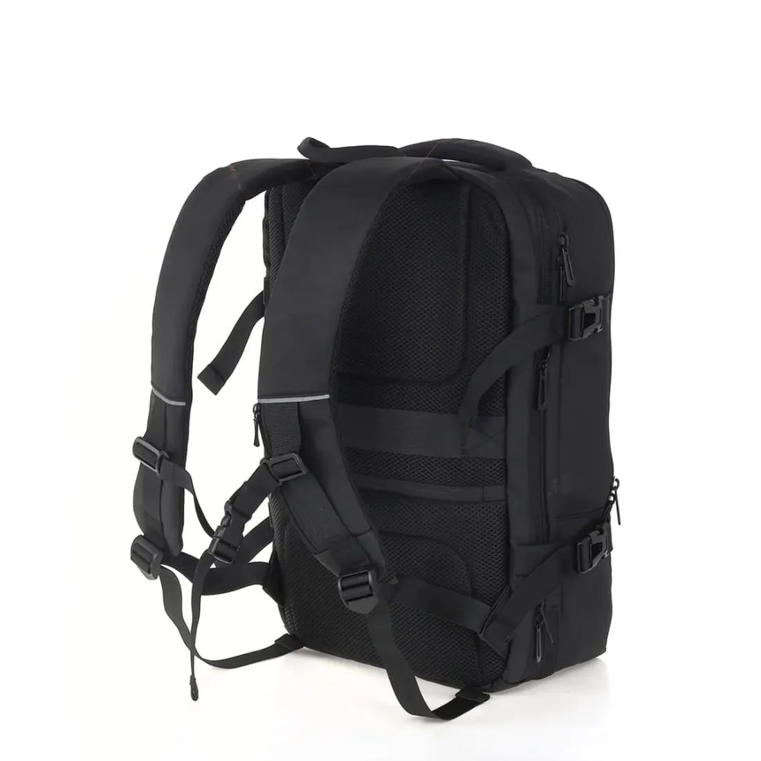 Mochila Premium viaje laptop 15.6 expandible con conector USB — Estuches y mochilas de computador