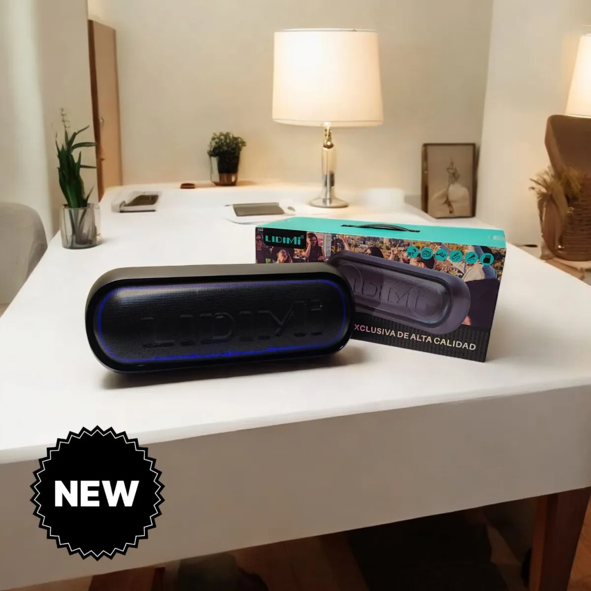 Parlante Portatil LIDIMI 44W USB Bluetooth BASS+ LD-S007AC — Parlantes / docks portátiles