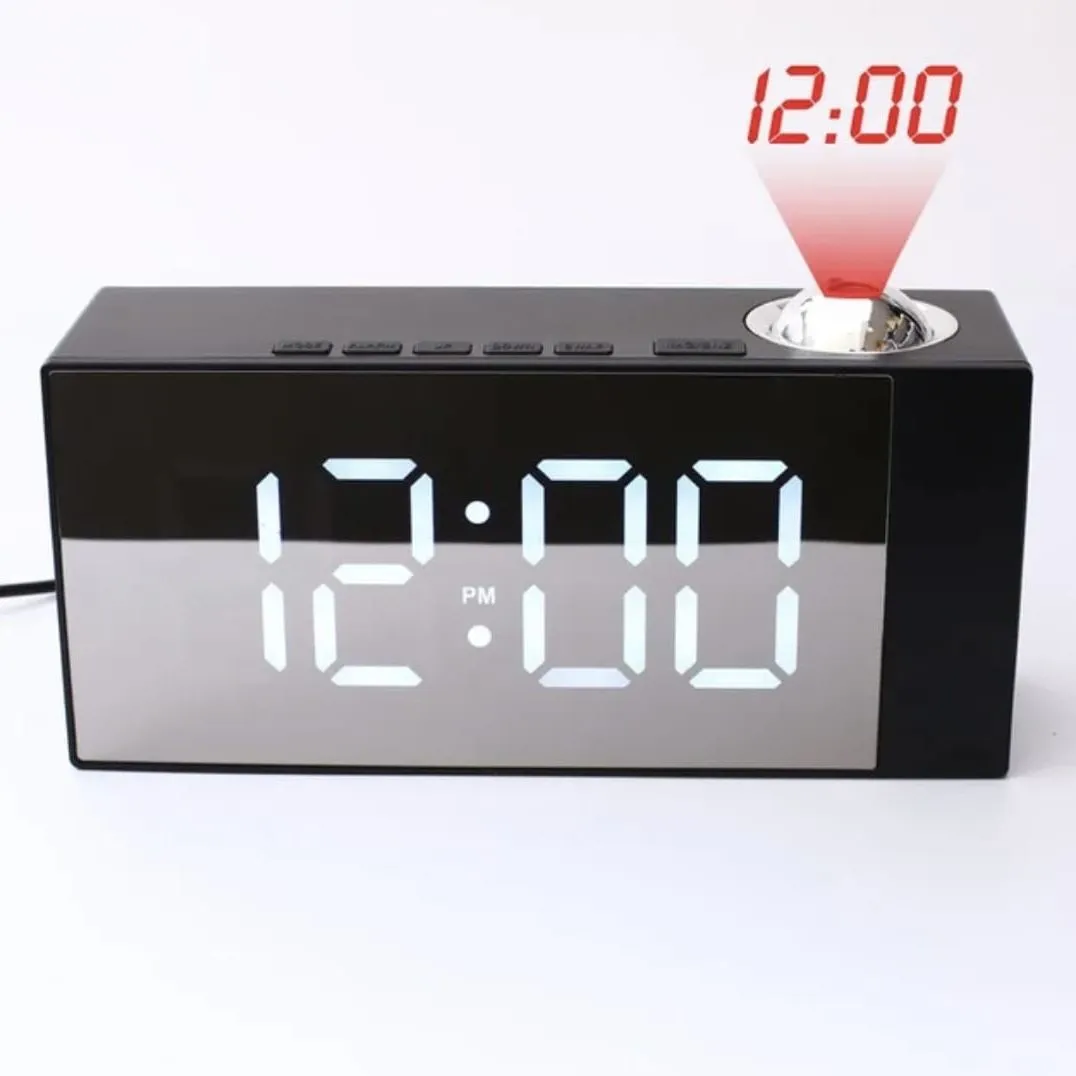 Reloj Despertador Para Escritorio Dormitorio con Proyección