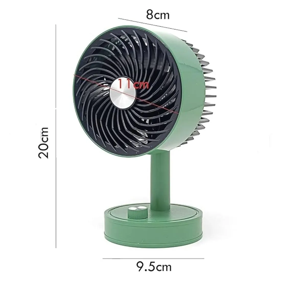 Ventilador Portátil Para Escritorio Recargable