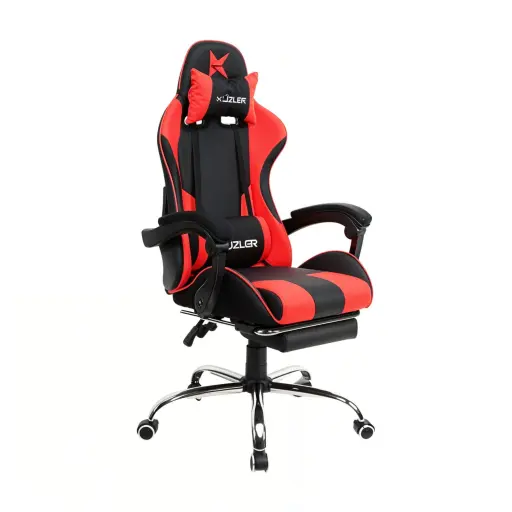 Silla Gamer Kuzler Rojo Con Masajeador Lumbar — Otros accesorios para computadores