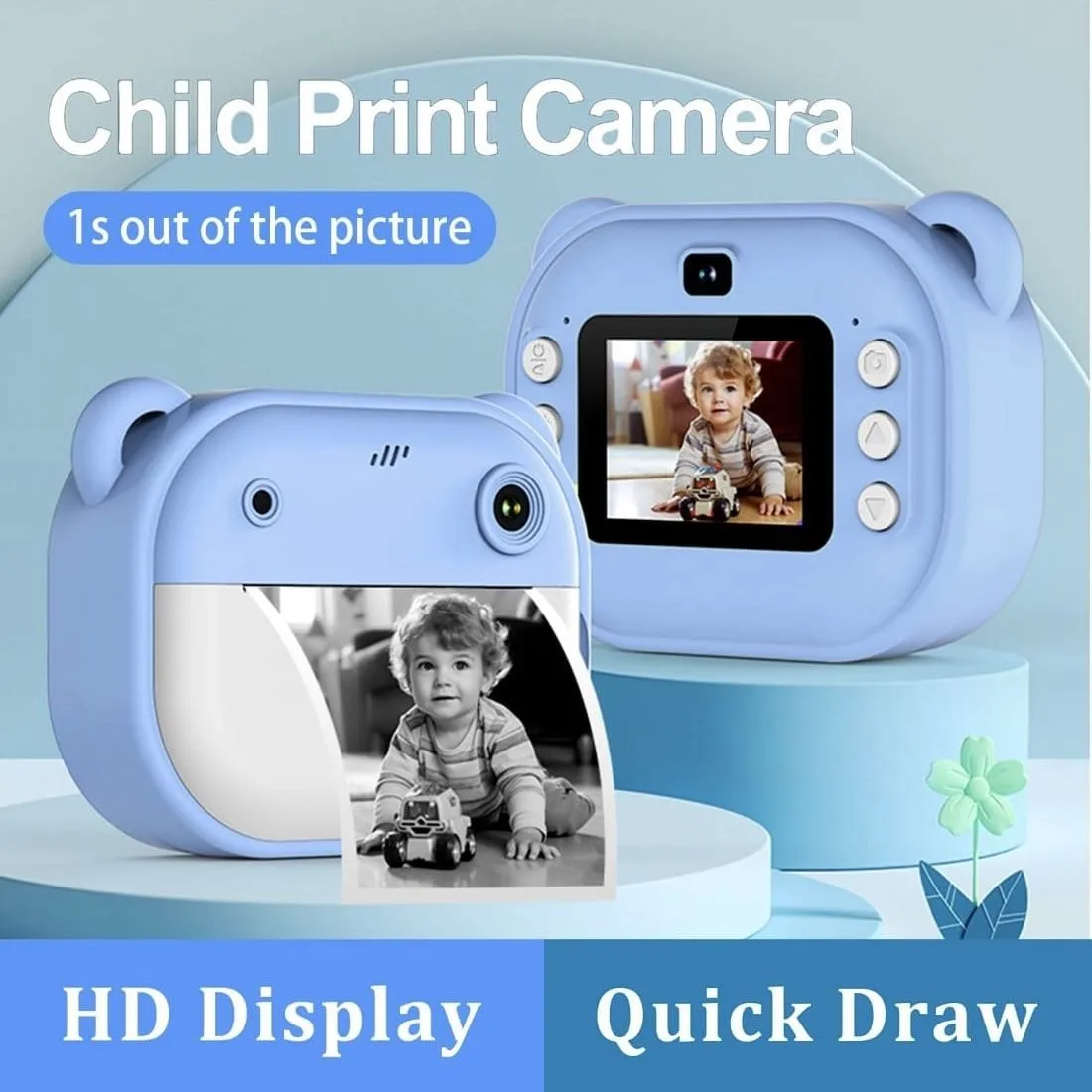Mini Cámara con Impresora para Niños