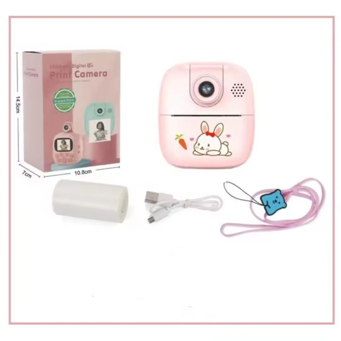 Mini Cámara con Impresora instantánea para niños — Cámaras digitales