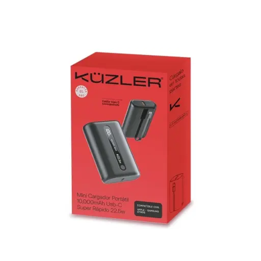Mini Powerbank kuzler 10,000 mah carga super rápida 22,5W — Powerbanks