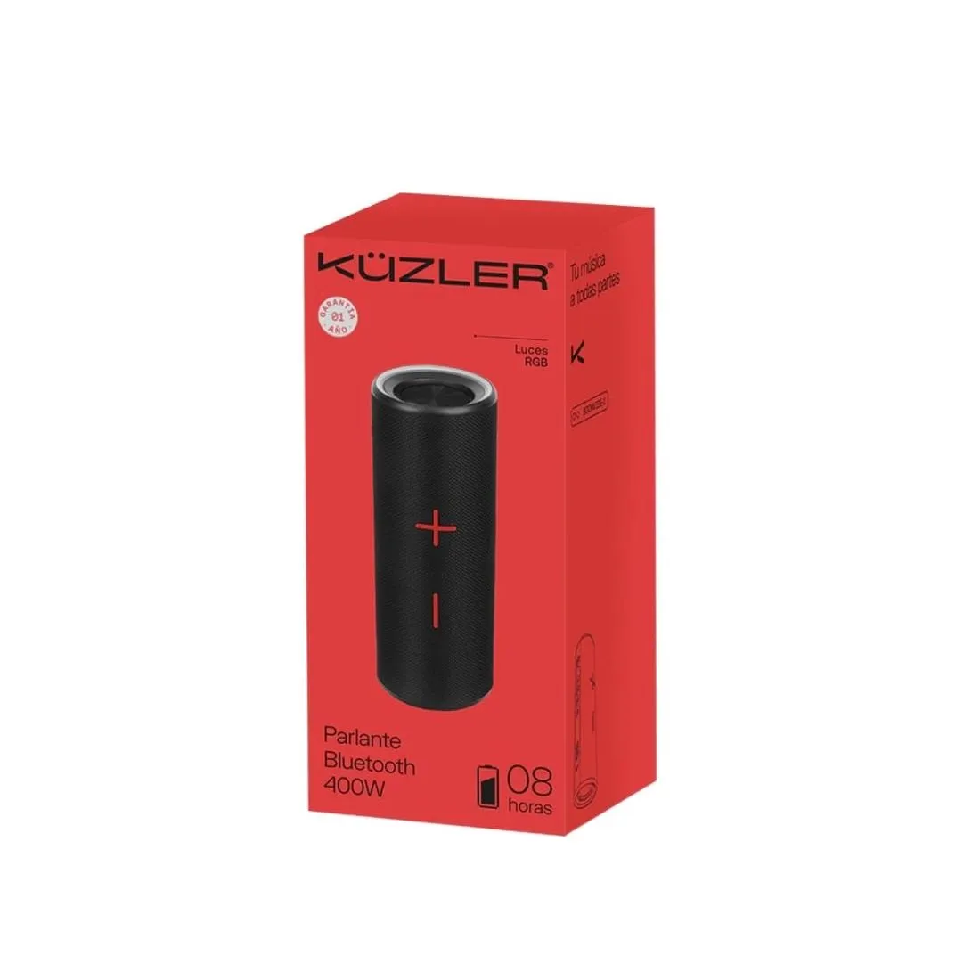 Parlante Kuzler Bluetooth BOOMVIBE-1 TWS con Super Bass