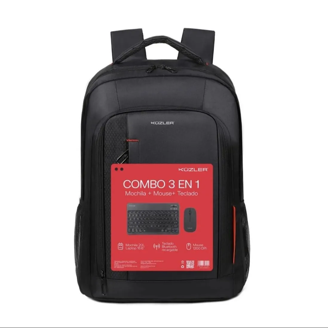 Combo Gearset Mochila Kuzler + Teclado + Mouse