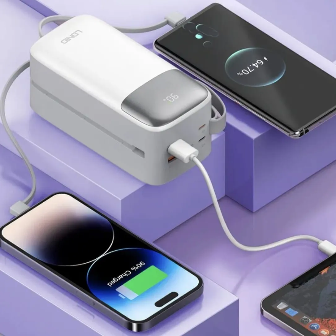Power bank Carga Rápida 50000 mAh PQ50 LDNIO