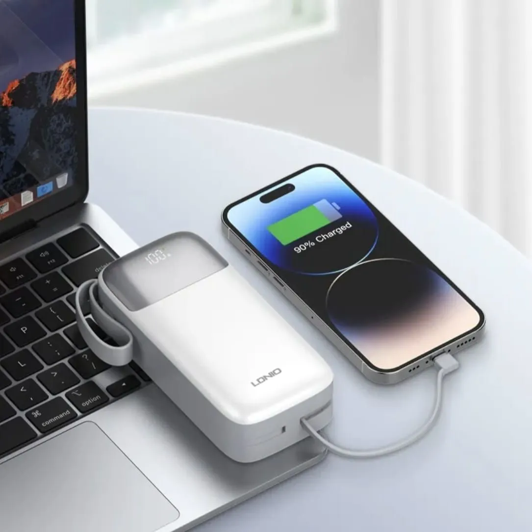Power bank Carga Rápida 30000 mAh PQ30 LDNIO