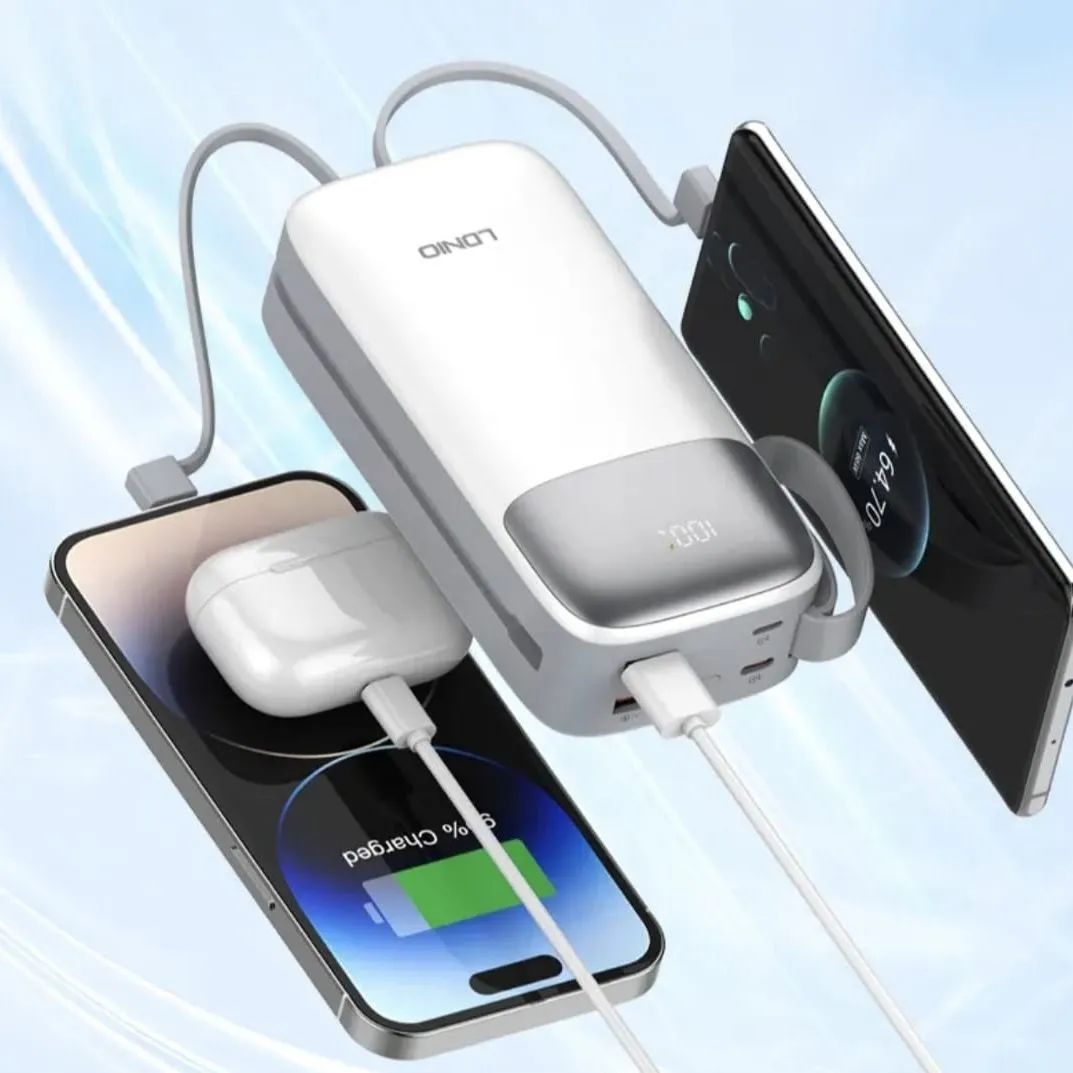 Power bank Carga Rápida 30000 mAh PQ30 LDNIO