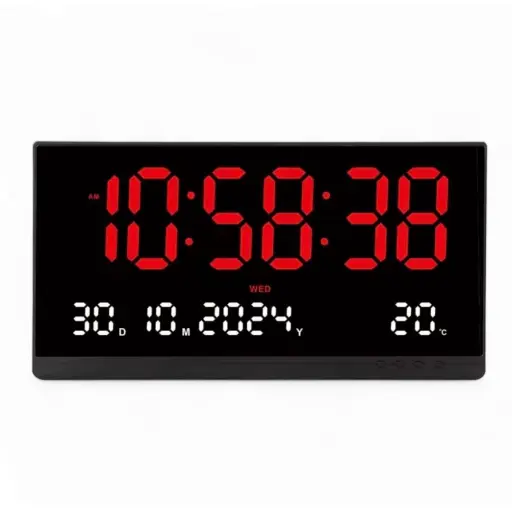 Reloj de Pared Digital Grande de 48x26cm — Relojes
