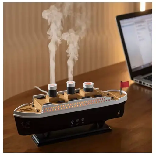 Humidificador Barco ModeloTitanic aromático de 250ml — Difusores de aceites eléctricos
