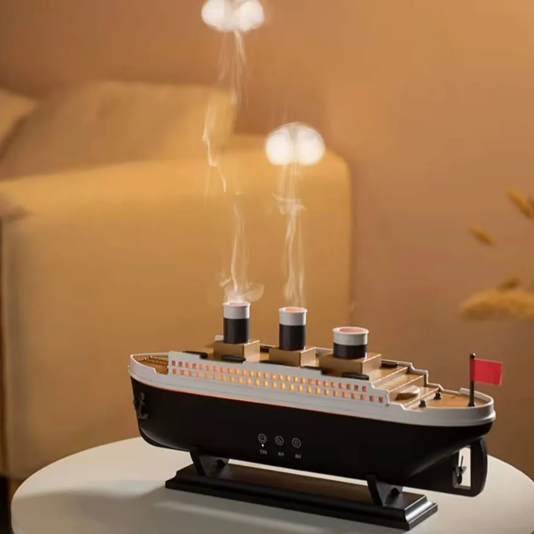 Humidificador Barco ModeloTitanic aromático de 250ml