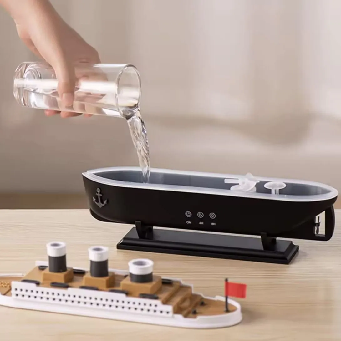 Humidificador Barco ModeloTitanic aromático de 250ml