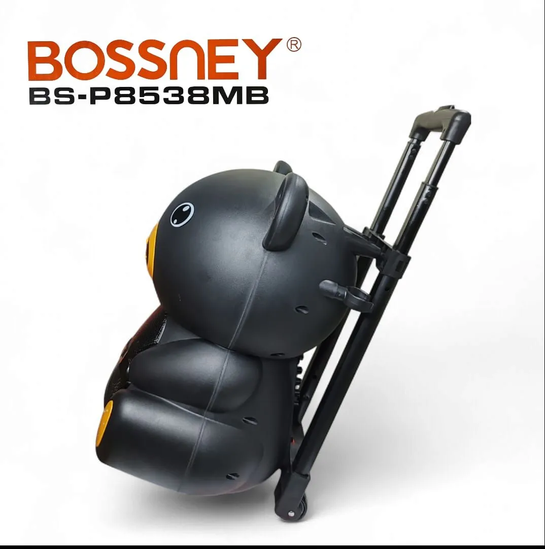 Parlante Portatil con Rueda y Micro Inalambrico Modelo Oso Bossney