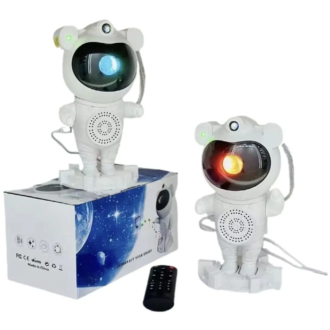 Lampara Proyector Astronauta De Galaxia y Nebulosa Bluetooth — Parlantes / docks portátiles