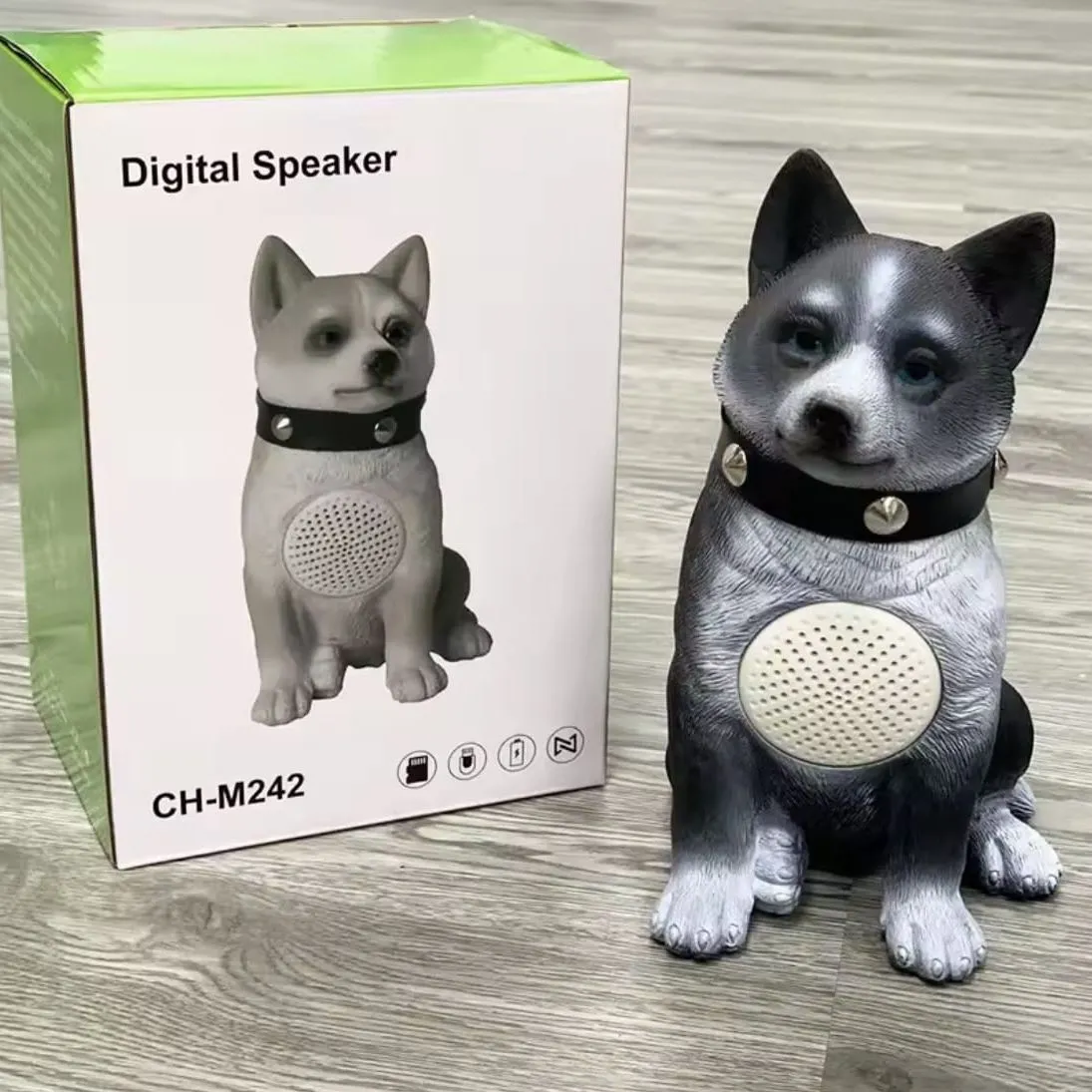 Parlante Bluetooth CH-M242 DOG Lobito Small TFUSB