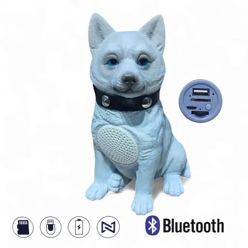 Parlante Bluetooth CH-M242 DOG Lobito Small TFUSB — Parlantes / docks portátiles