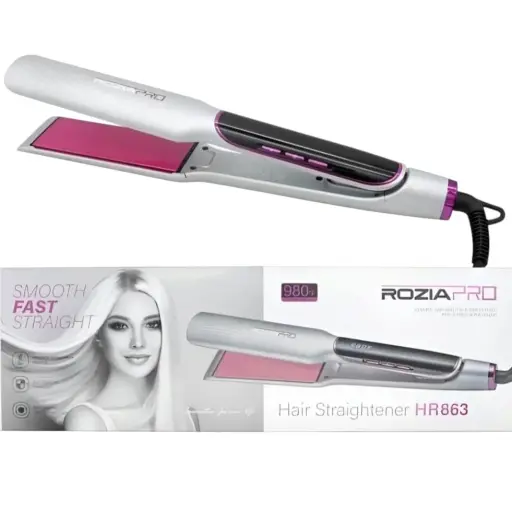 Plancha Alisadora Profesional Rozia Pro-HR 863 — Cabello / productos para dar forma al pelo eléctricos