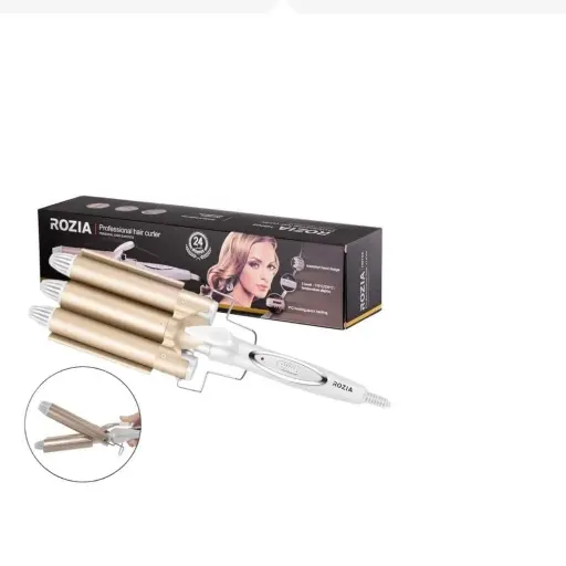 Rizador De Cabello Rozia HR722 Ceramica Ondulador 3 Tubos. — Cabello / productos para dar forma al pelo eléctricos