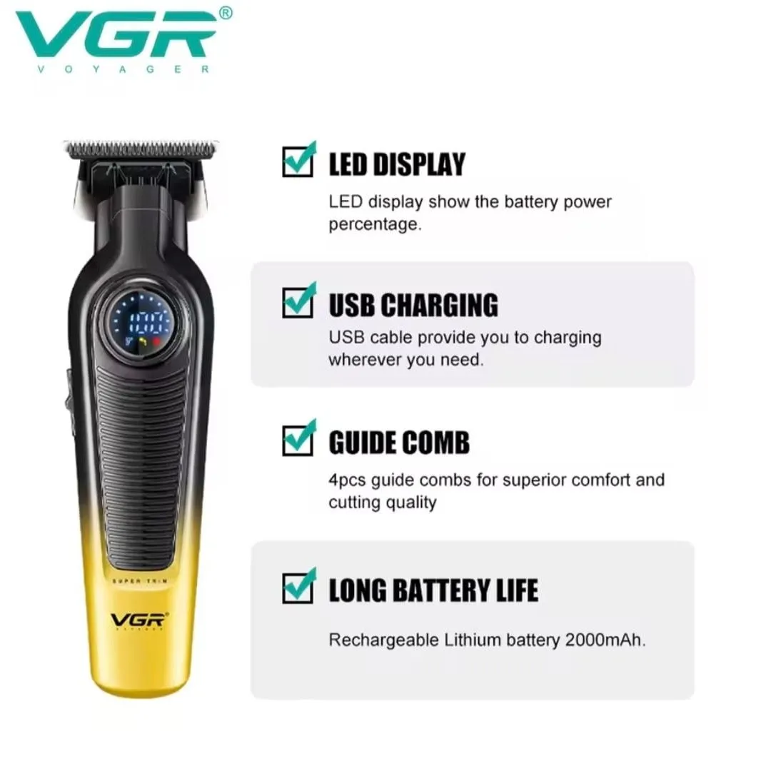 Máquina De Corte Trimmer VGR V-996 Recargable