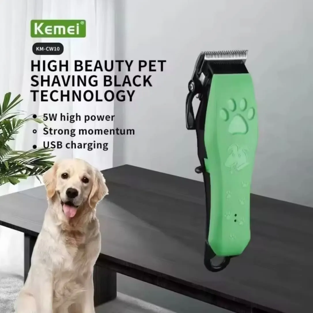 Máquina Cortapelo Profesional para Mascotas Kemei