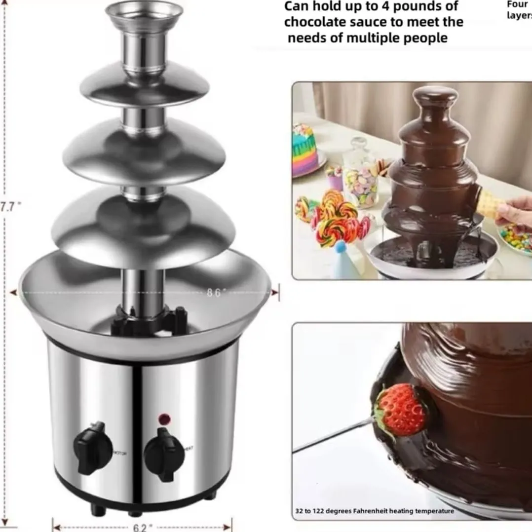 Fuente De Chocolate De 4 Pisos