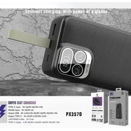 Power Bank Lenyes PX-357D 30000mAh — Powerbanks