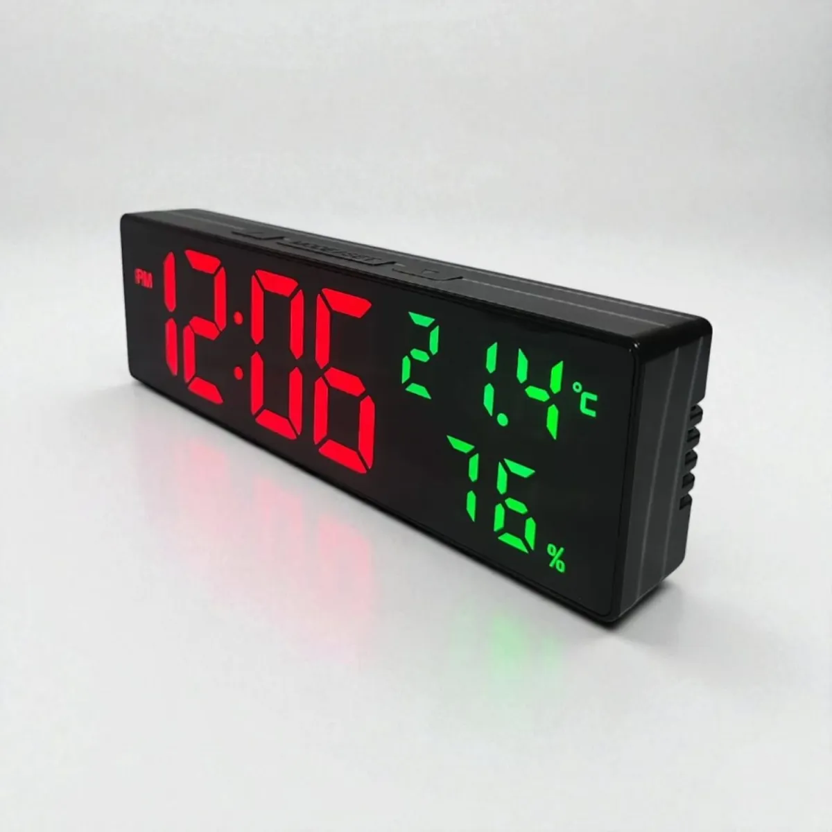 Reloj Digital Despertador Alarma LED Temperatura y Humedad