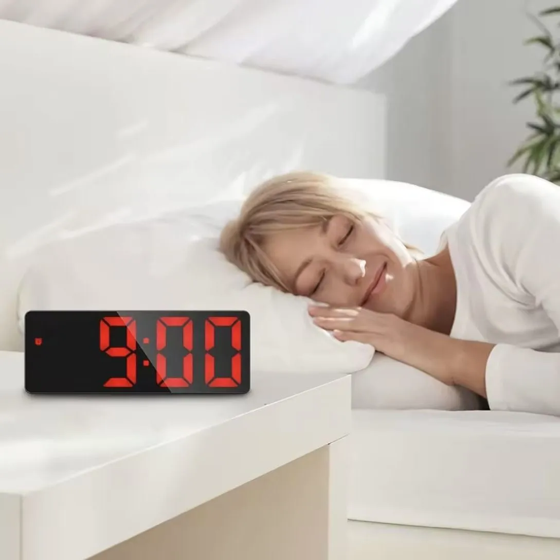 Reloj Despertador LED Multifuncional Dormitorio Oficina